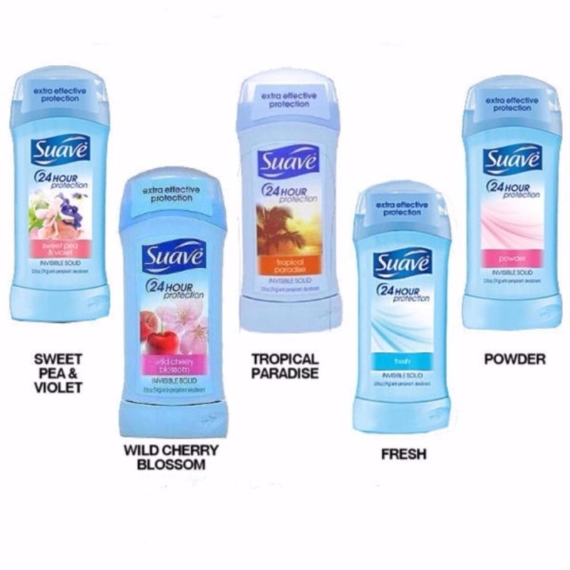 Lăn khử mùi nữ, Sáp lăn nữ 24h Suave 34gr Hàng Mỹ Date 2025