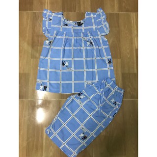 Đồ bộ tone lanh lửng hàng may lên shop