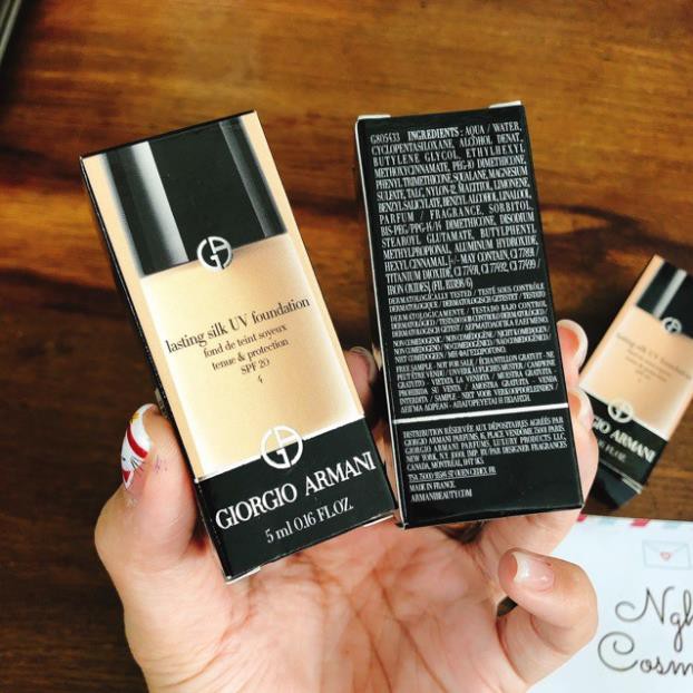 Kem Nền Giorgio Armani Power Fabric Mini Tone 3.5 5ml | BigBuy360 - bigbuy360.vn