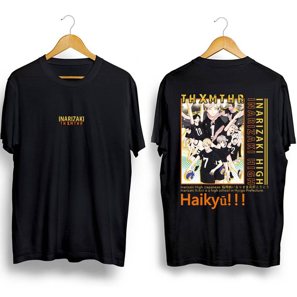 Áo Thun Thể Thao Tay Ngắn Dáng Rộng In Hình Anime Haikyuu Cá Tính Hợp Thời Trang Cho Nam Và Nữ