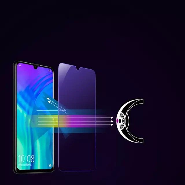 Cường lực Redmi Note 8 / Note 8 Pro / Note 9s / Note 10 / 10 ProTím chống tia UV hại mắt ( tặng keo mép )