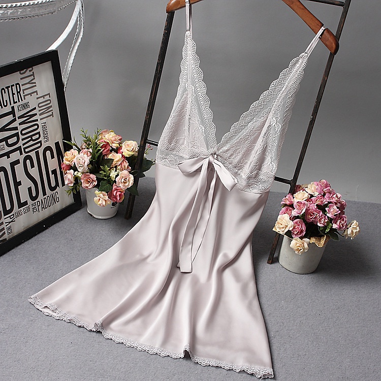 Đồ ngủ Lụa Hai Dây Gợi Cảm Thời Trang Mùa Hè Hàn Quốc 2022 Mới