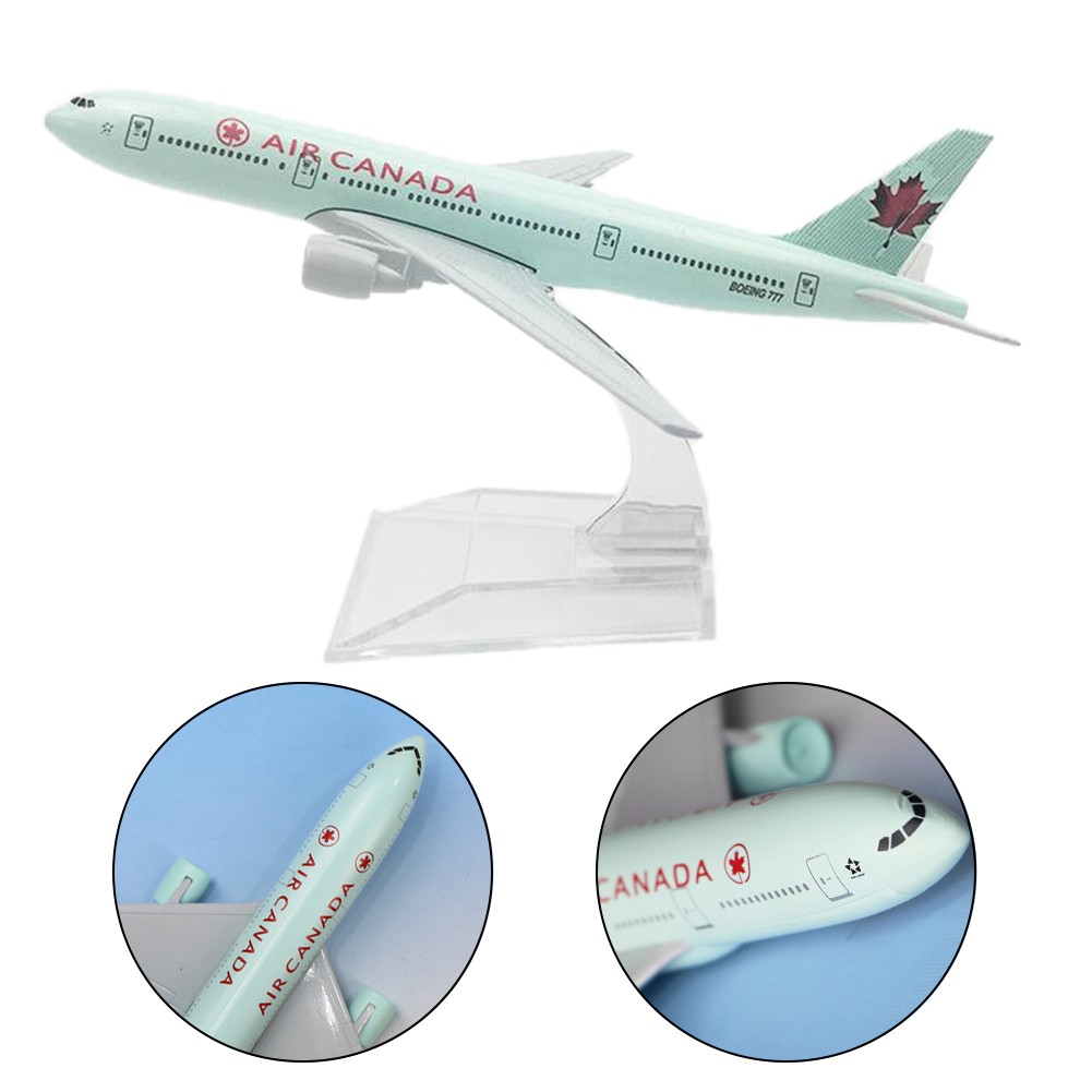 Mô hình máy bay tỉ lệ 1:400 Canada Boeing 777 chân thật