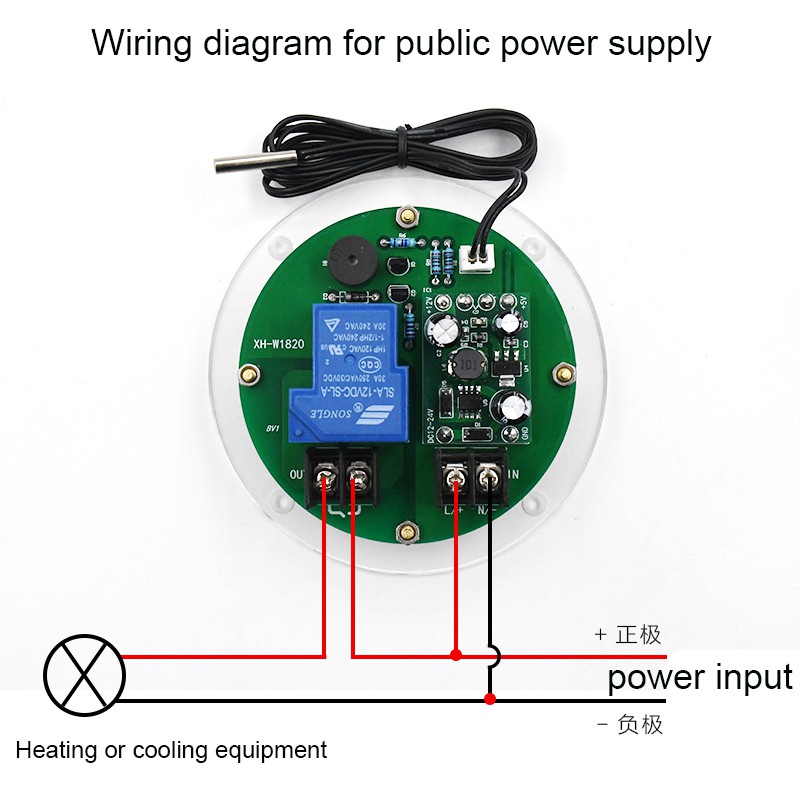 Bảng Điều Khiển Nhiệt Độ Kỹ Thuật Số XH-W1820 30A