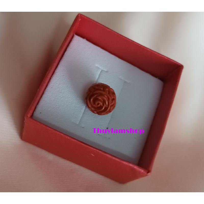 Charm chu sa xỏ hạt mic vòng làm handmade