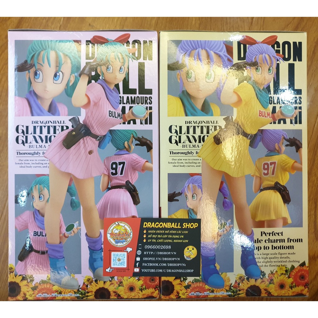 Mô hình Dragonball chính hãng - Bulma Glitter &amp; Glamours 3