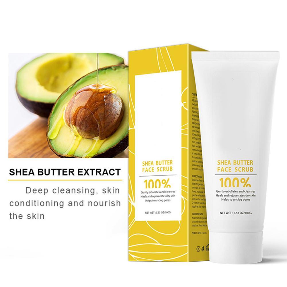 Gel tẩy tế bào chết chiết xuất bơ hạt mỡ làm sạch sâu J5k9 F9E5 M5S9 R6J9 100g
 | BigBuy360 - bigbuy360.vn