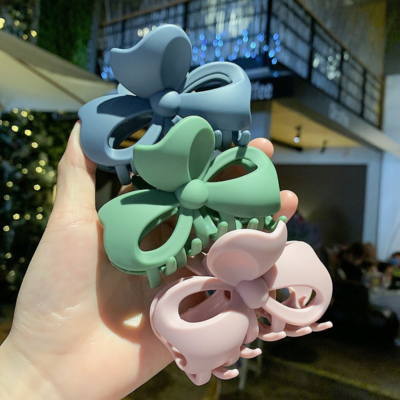Kẹp tóc càng cua hình nơ xinh xắn