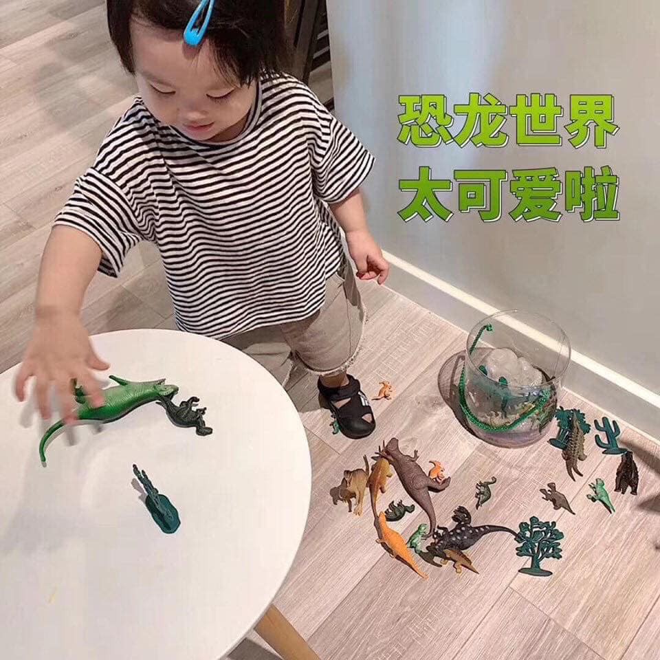 bộ đồ chơi khủng long hộp to cho bé