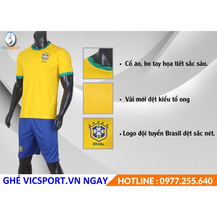 Áo bóng đá Brazil , Quần áo đá banh đội tuyển Brazil mới nhất 2022 2023 - Vicsport