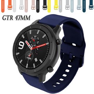 Dây Đeo Silicone Thay Thế Cho Đồng Hồ Thông Minh Xiaomi Huami Amazfit GTR 47mm Sport 3 Stratos Pace 2 22mm