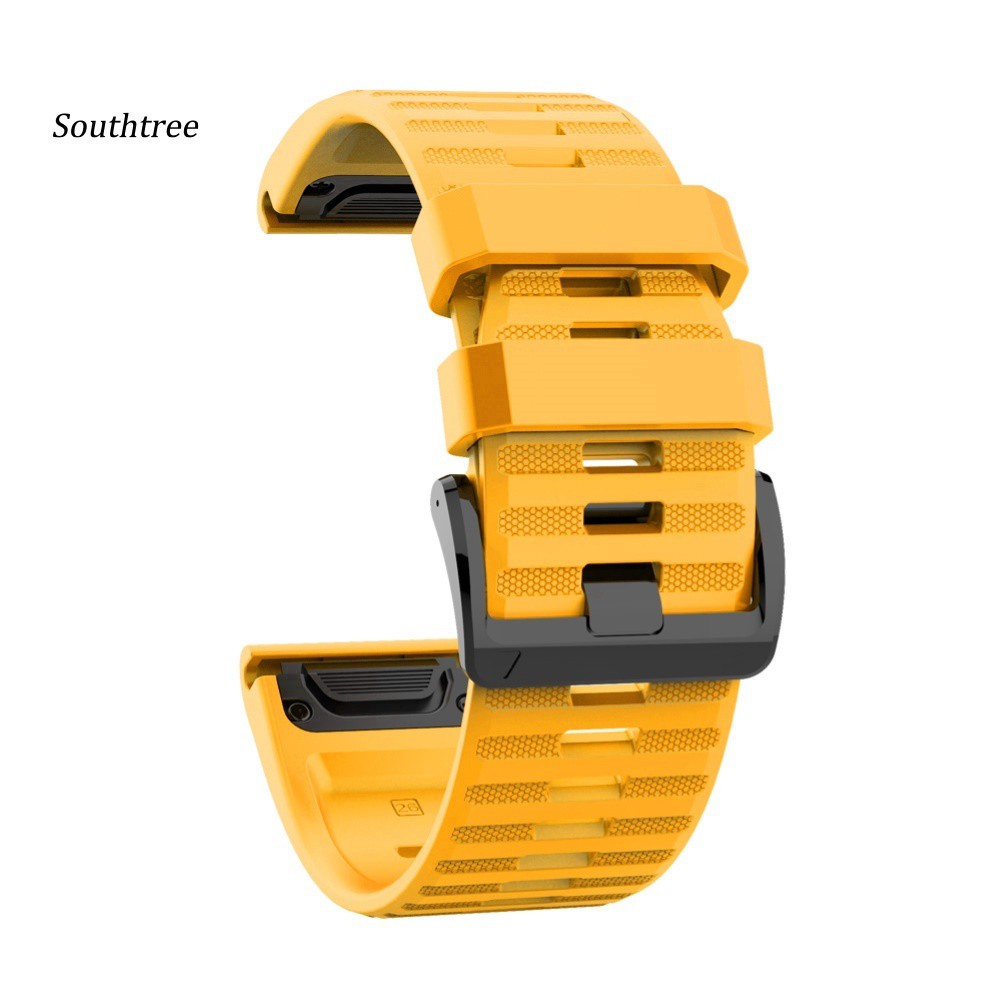 Dây Đeo Silicon 26mm Cho Đồng Hồ Garmin Fenix 6x 5x 3 Hr D2 Bravo