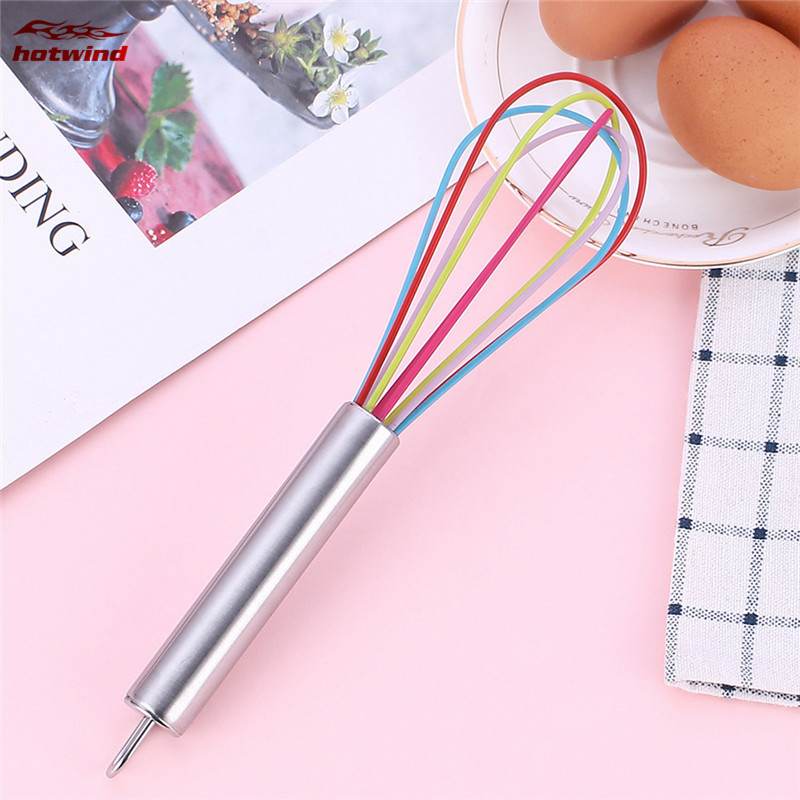 Dụng Cụ Đánh Trứng Bằng Silicon Nhiều Màu Sắc
