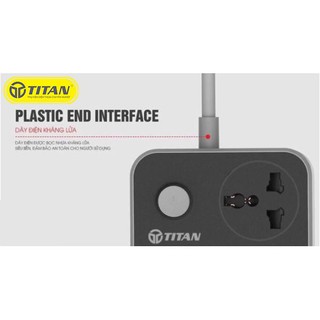Ổ điện thông minh 6 cổng USB Titan CD01
