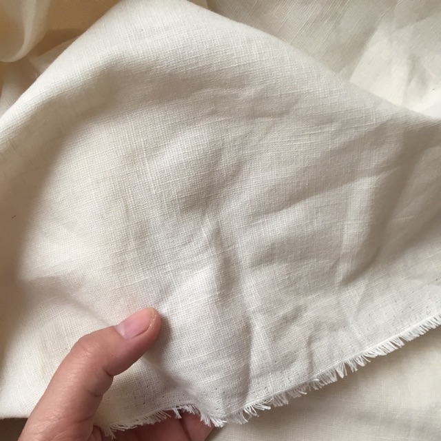 Vải linen xuất dư chất dày ( may quần ống sớ, may sọc, đầm đẹp nha) 43k/1 mét