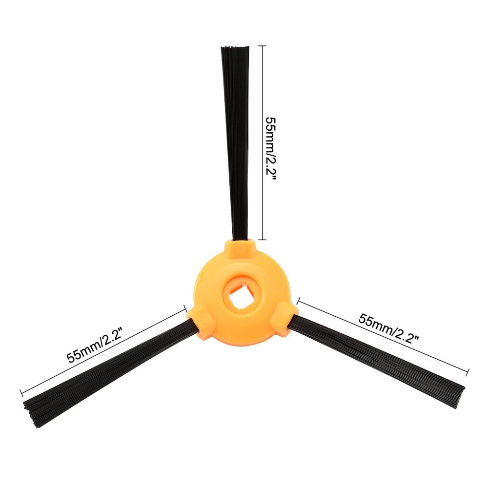 1 Cặp Chổi Bên + Tấm Lọc HEPA Cho Robot Hút Bụi Ecovacs Deebot N79 N79S