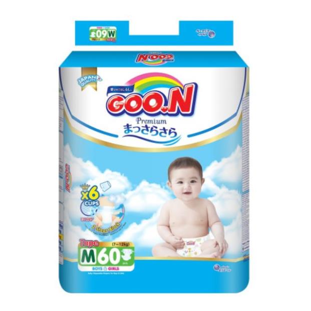 (Cắt tem) Bỉm Goon Premium mẫu mới quần/dán M60/L50/XL46/M56/L46/XL42/XXL36