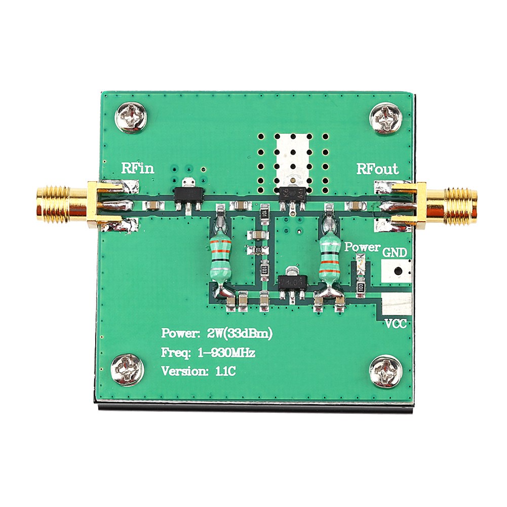 1-930MHz 2W RF Broadband Power Amplifier Module for Radio Transmission FM HF inm