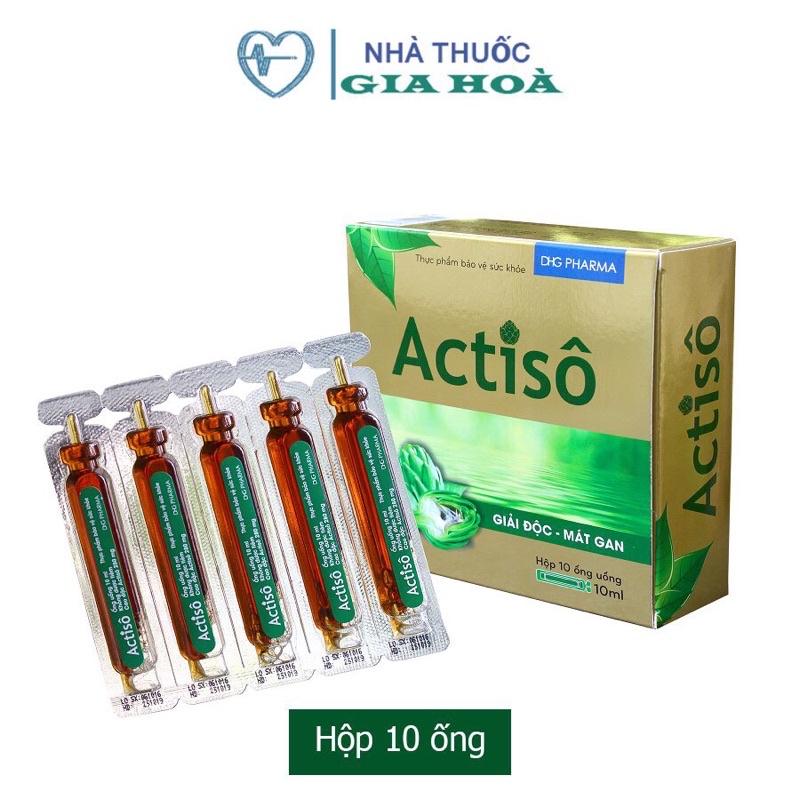 Cao ống Actiso / Atiso (Dược Hậu Giang - DHG Pharma) (Hộp 10 ống)