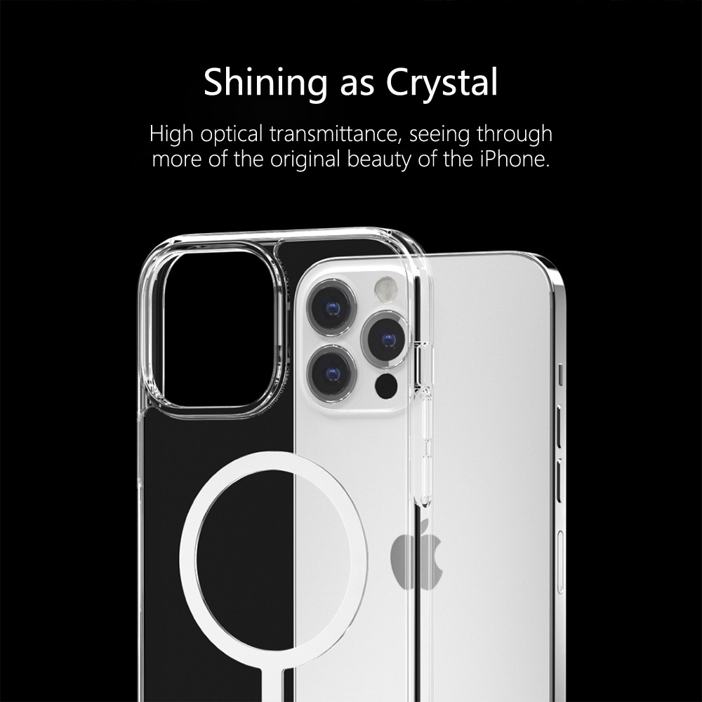 SwitchEasy  Ốp Điện Thoại Trong Suốt Chống Sốc MagSafe Cho 2021 iPhone 13 Pro 13 Pro Max