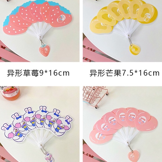 QUẠT CẦM TAY MINI THIẾT KẾ DỄ THƯƠNG NGỖ NGHĨNH PHÙ HỢP CHO VÀO TÚI MANG ĐI HỌC