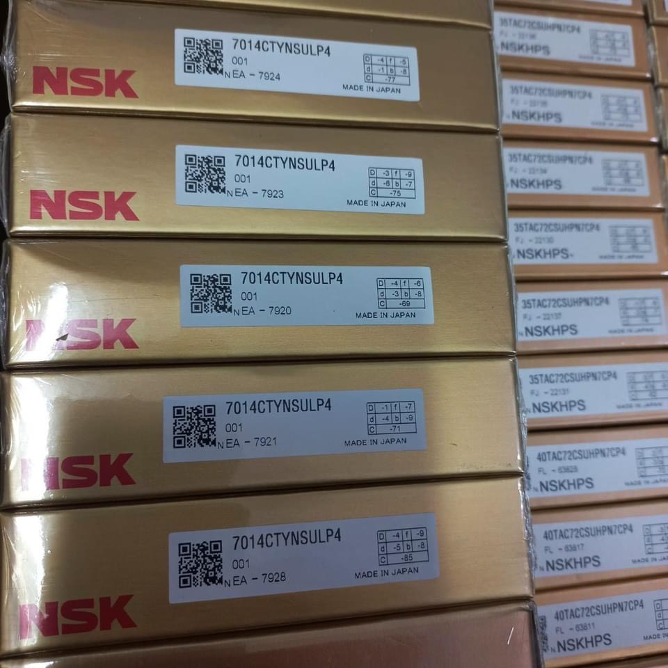 Vòng Bi NSK 7005C/P4 ;NSK 7006C/P4 ;NSK 7007C/P4 ;NSK 7008C/P4 ;NSK 7009C/P4 ; NSK 7010 ; NSK 7011; NSK 7012; NSK 7013