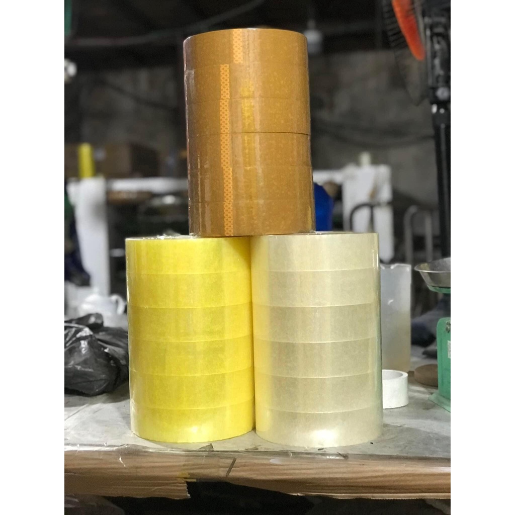 Băng dính keo 0.5 kg dán thùng đóng hàng siêu dai, siêu bền  - HÀNG CHẤT LƯỢNG
