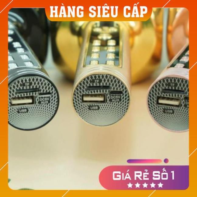 [Hàng xịn] Micro Bluetooth karaoke YS 90 kèm loa hỗ trợ ghi âm không dây - hàng chính hãng có bảo hành
