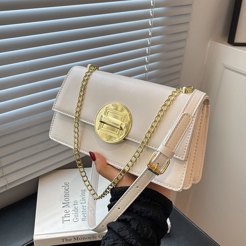 Túi đeo chéo IELGY dây xích phong cách retro thời trang mùa hè dành cho nữ