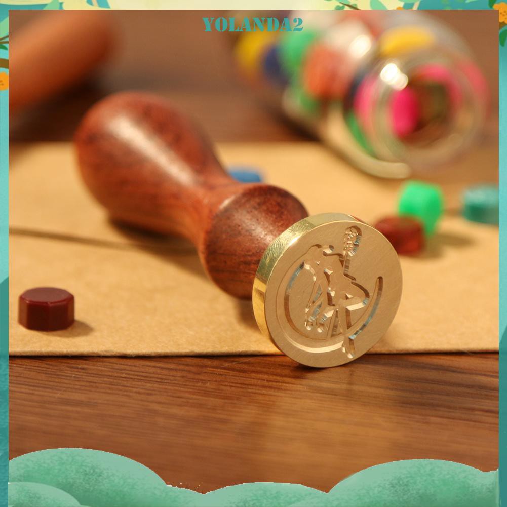 Con Dấu Gỗ Họa Tiết Cây Phong Cách Retro Độc Đáo