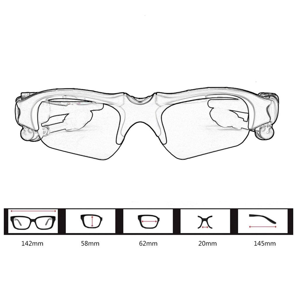 Kính Mát Tích Hợp Tai Nghe Bluetooth Cho Iphone