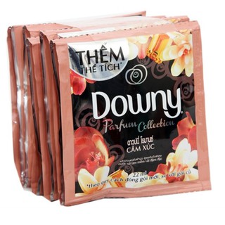 Dây 10 gói nước xả vải Downy Cảm xúc 22ml