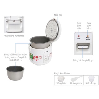 Nồi cơm điện panasonic 1,8 lít