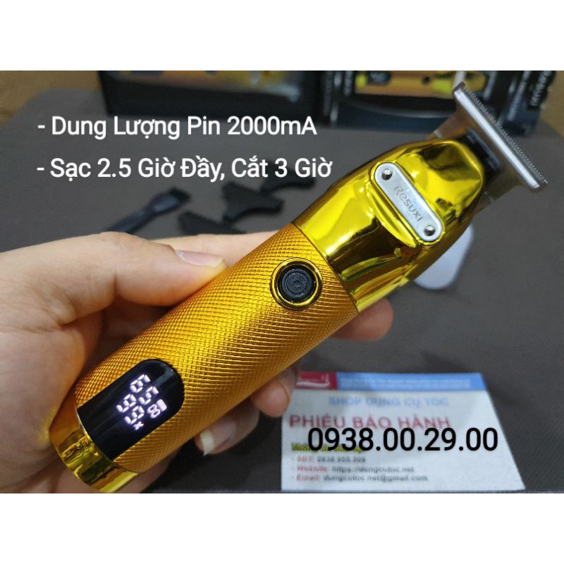 Tông Đơ Chấn Viền Ubeator, Tông Đơ Cạo Viền Lưỡi T-Outliner Pro Li Động Cơ Turbo 2 Tốc Độ.(Ảnh thật)