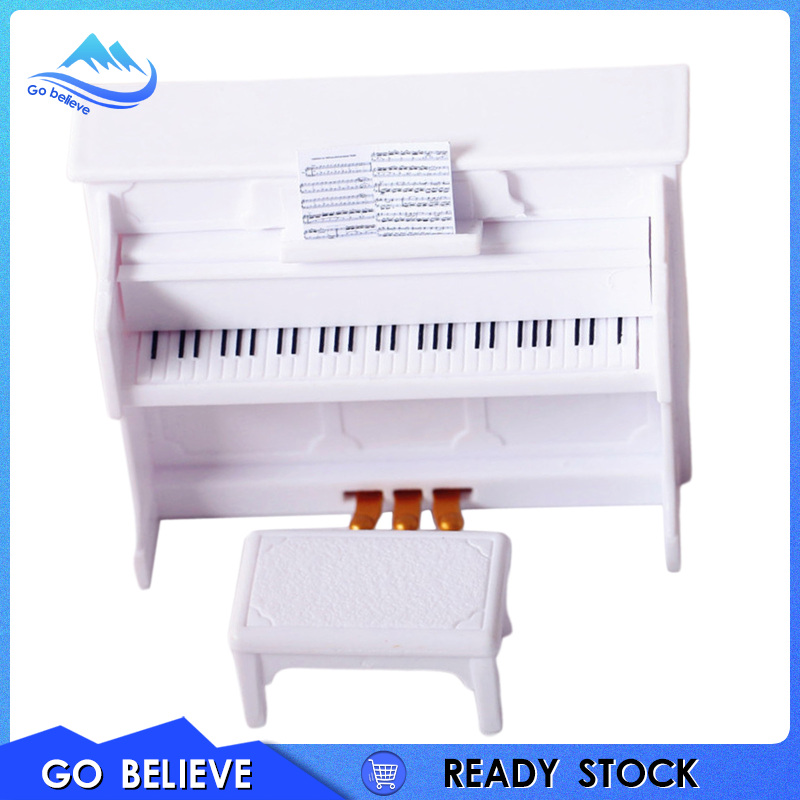 Đàn Piano Mini Tỉ Lệ 1 / 12 1 / 6 Cho Nhà Búp Bê