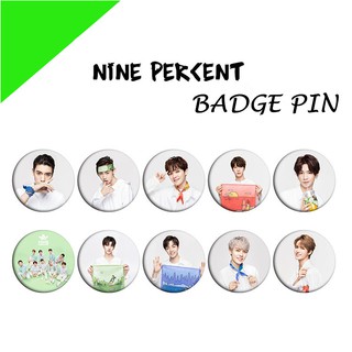 Huy Hiệu Cài Áo Hình Thành Viên Nhóm Nhạc Nine Percent