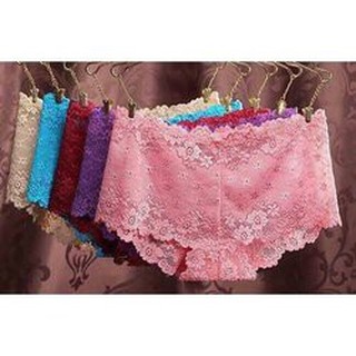 Sỉ 10 quần lót ren dáng đùi Victoria