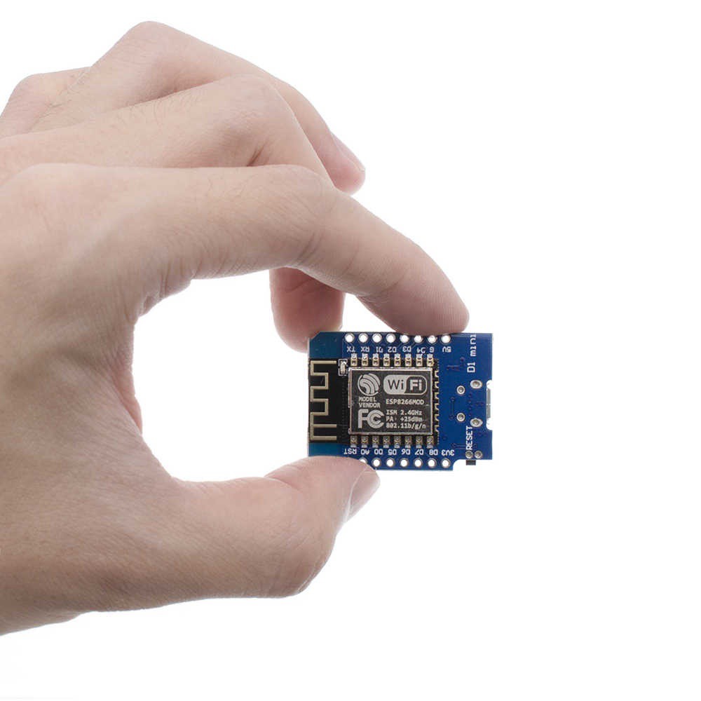 [ Hàng Hot ] Mạch Thu Phát WiFi ESP8266 Wemos D1 mini (NodeMCU Mini D1) - có kèm bộ Jump cắm | BigBuy360 - bigbuy360.vn