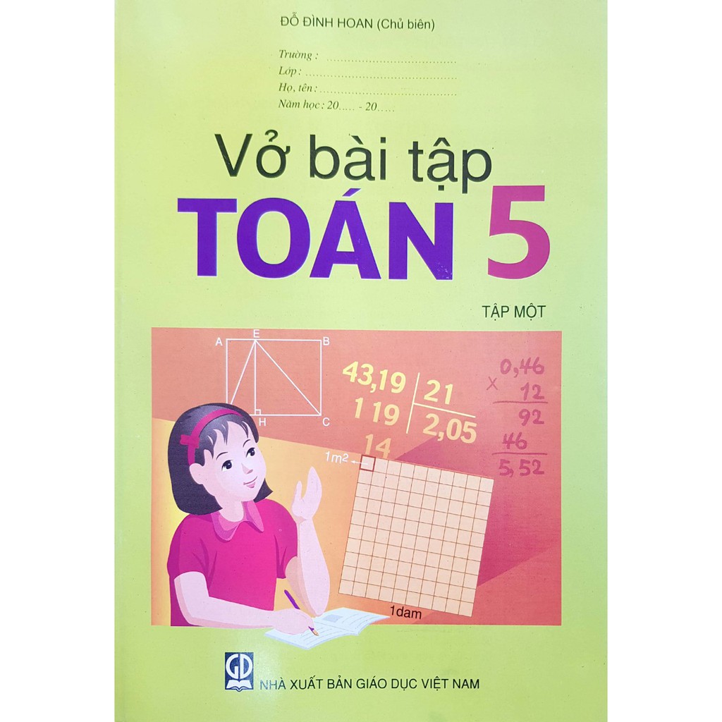 Sách - Vở bài tập Toán 5 tập một