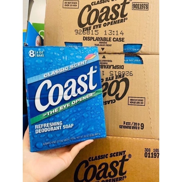 Chính Hãng- Xà bông diệt khuẩn Coast Set 8cục