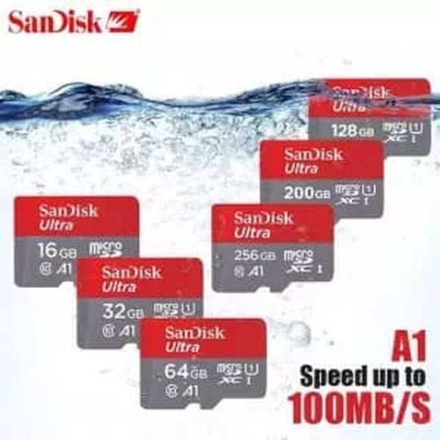 Mới Linh Kiện Điện Tử Sandisk Ultra Micro Sdxc Uhs-I Class 10 128gb 100mb / S