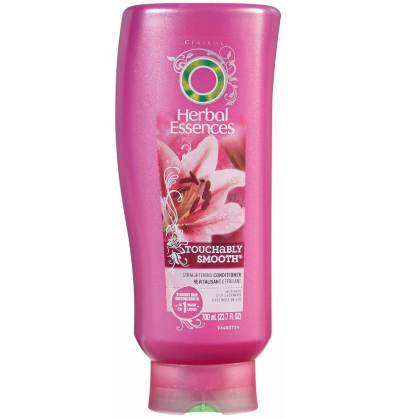 Dầu xả cho tóc thẳng Herbal Essences Touchably Smooth Straight Conditioner 700ml (Mỹ)