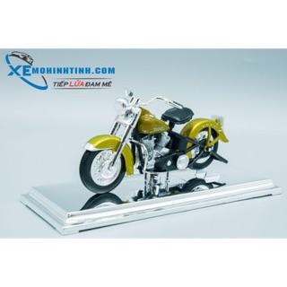 Xe Mô Hình Harley Davidson 1953 74Fl Hydra Glide 1:18 Maisto (Xanh)