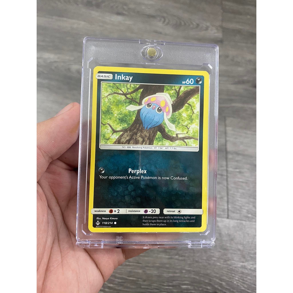 Bọc bài nhựa cứng Top loader cho Yugioh Pokemon  - Không kèm thẻ bài