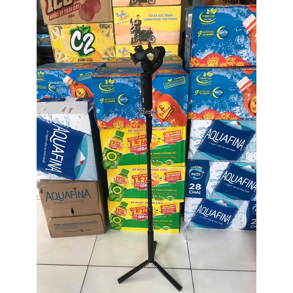 Set Gậy nối dài - Hợp kim nhôm Gimbal điện thoại + Actioncam
