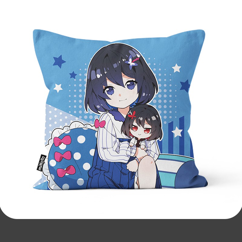 Gối IN HÌNH Honkai Impact 3 ver ngủ game chibi gồm cả vỏ và ruột chất đẹp êm ái tiện lợi