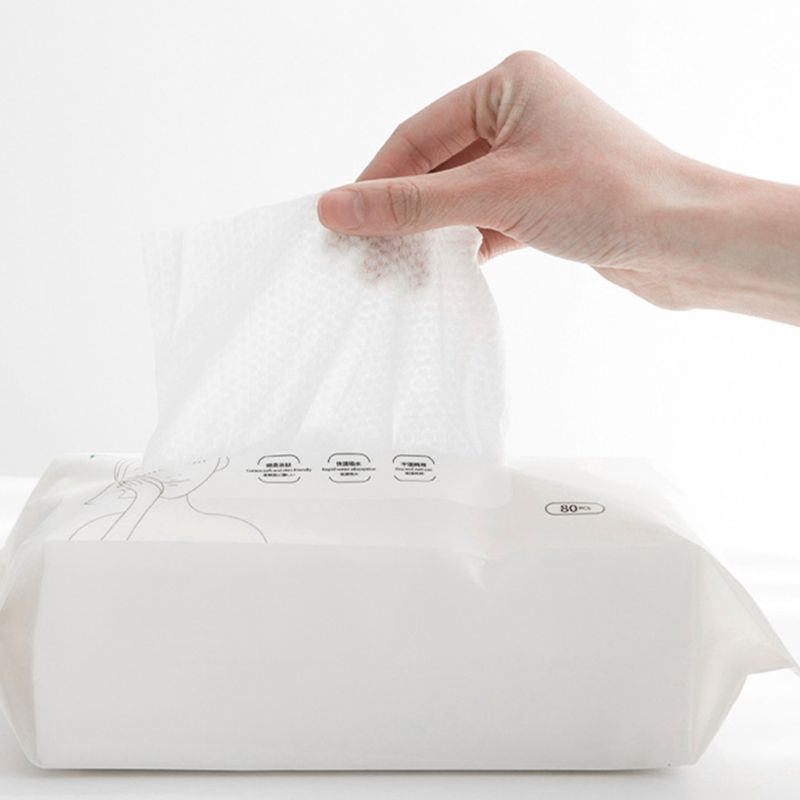 XIXI Set 80 khăn cotton lau mặt dùng một lần tiện dụng khi đi du lịch
 | BigBuy360 - bigbuy360.vn