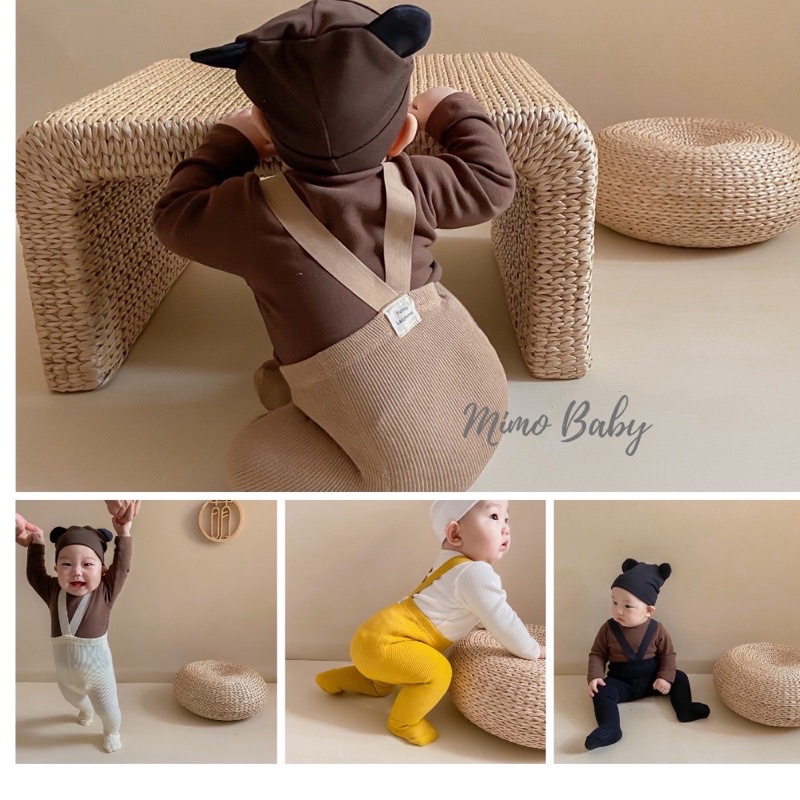 Quần yếm tất cho bé