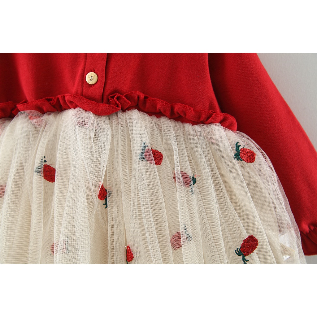 Váy công chúa viền bèo bé gái size 9-15kg VT10?