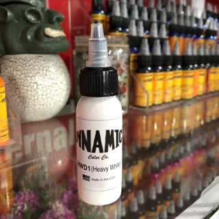 Mực xăm màu trắng tuyết Dynamic 30ml